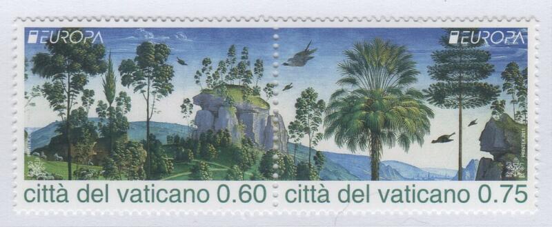 Francobolli Vaticano Anno 2011 Europa Le foreste