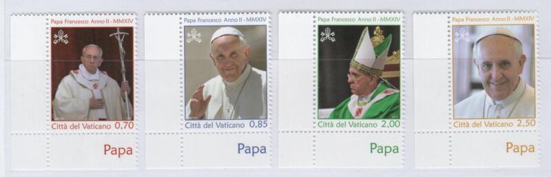 Francobolli Vaticano Anno 2014 Papa Francesco Anno II - Emissione congiunta con le Filippine