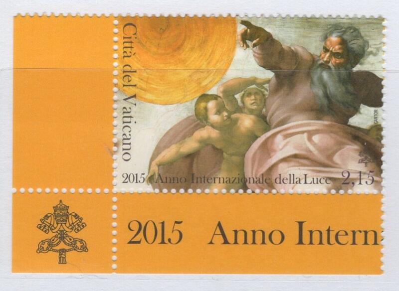 Francobollo Vaticano Anno 2015 Anno internazionale della luce e delle tecnologie basate sulla luce