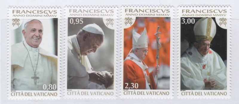 Francobolli Vaticano Anno 2015 Papa Francesco Anno III