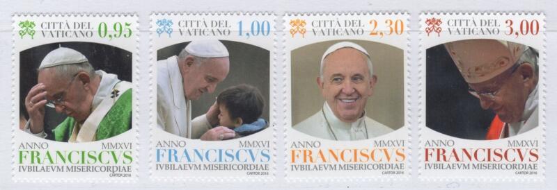 Francobolli Vaticano Anno 2016 Papa Francesco Anno IV