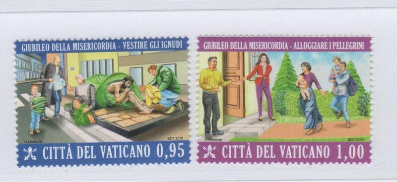 Francobolli Vaticano Anno 2016 Giubileo straordinario della Misericordia