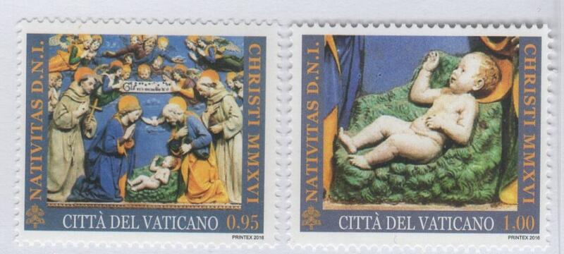 Francobolli Vaticano Anno 2016 Natale
