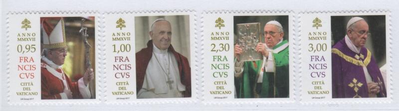 Francobolli Vaticano Anno 2017 Papa Francesco Anno V