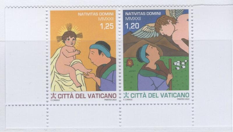 Francobolli Vaticano Anno 2022 Natale Anno della disabilità