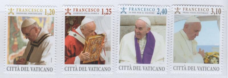 Francobolli Vaticano Anno 2023 Decimo anniversario del Pontificato di Papa Francesco