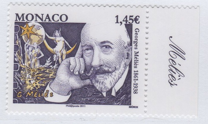 Francobollo Monaco Anno 2011 150esimo anniversario della nascita di Georges Méliès