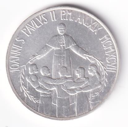 Moneta Stato Della Città del Vaticano Lire 1000 IONNES PAVLVS II P.M. AN XIX MCMXCVII
