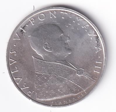 Moneta Stato Della Città del Vaticano Lire 500 PAVLVS VI PONT. MAX. A. III