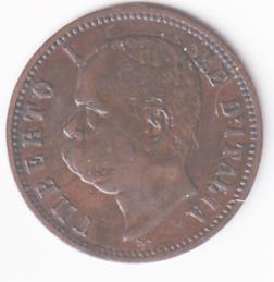 Moneta Regno d’Italia UMBERTO I RE D’ITALIA - 2 Centesimi 1897 Roma