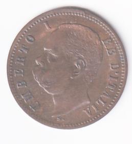 Moneta Regno d’Italia UMBERTO I RE D’ITALIA - 2 Centesimi 1900 Roma