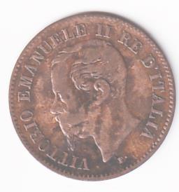 Moneta Regno d’Italia VITTORIO EMANUELE II RE D’ITALIA - 2 Centesimi 1867 Milano