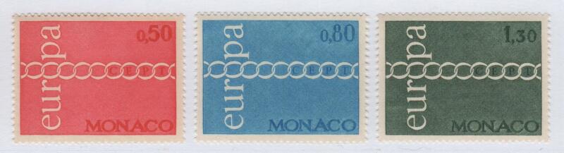 Francobolli Monaco Anno 1971 Europa